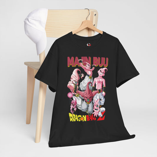 Majin Buu Unisex Heavy Cotton T-Shirt | Dragon Ball Z-Inspired Anime Tee