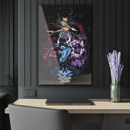 Sung Jinwoo's Elite Shadows Acrylic Print