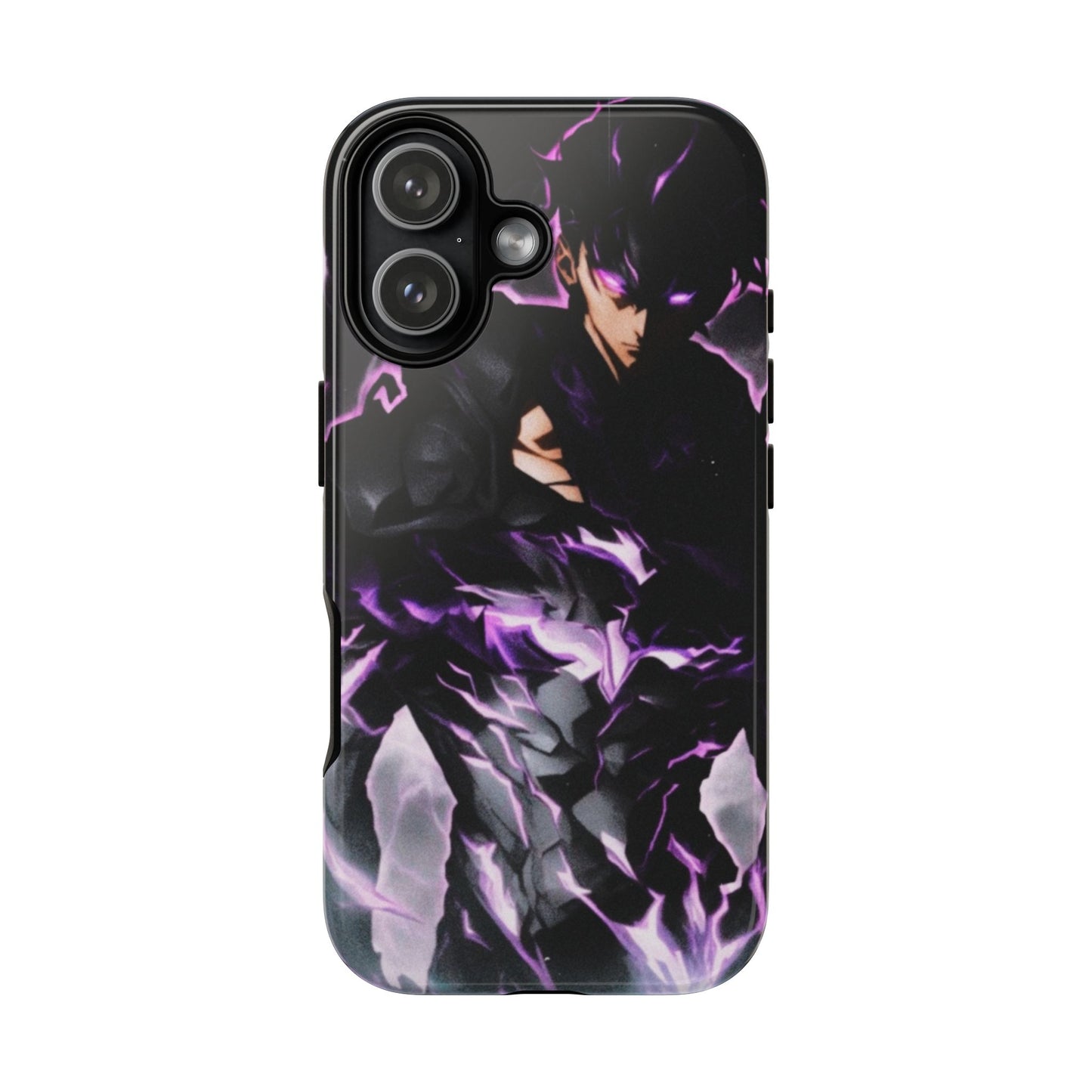 Sung Jin-Woo Shadow Monarch Awakening Double Layered Phone Case | Anime-Insired Protective Case for iPhone & Samsung