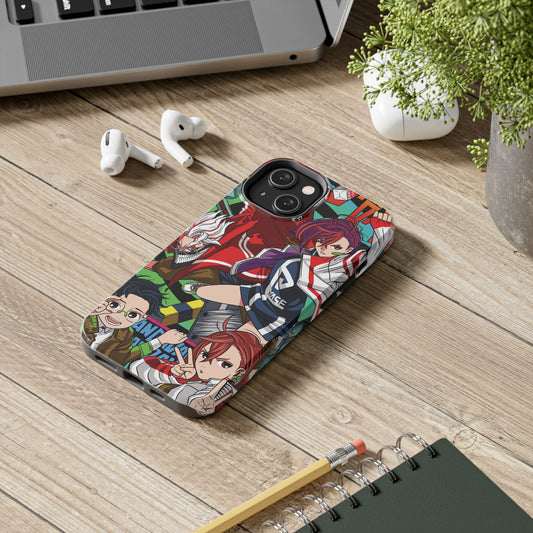 Okarun x Momo Double Layered Phone Case | Dandadan-Inspired Protective Anime Case