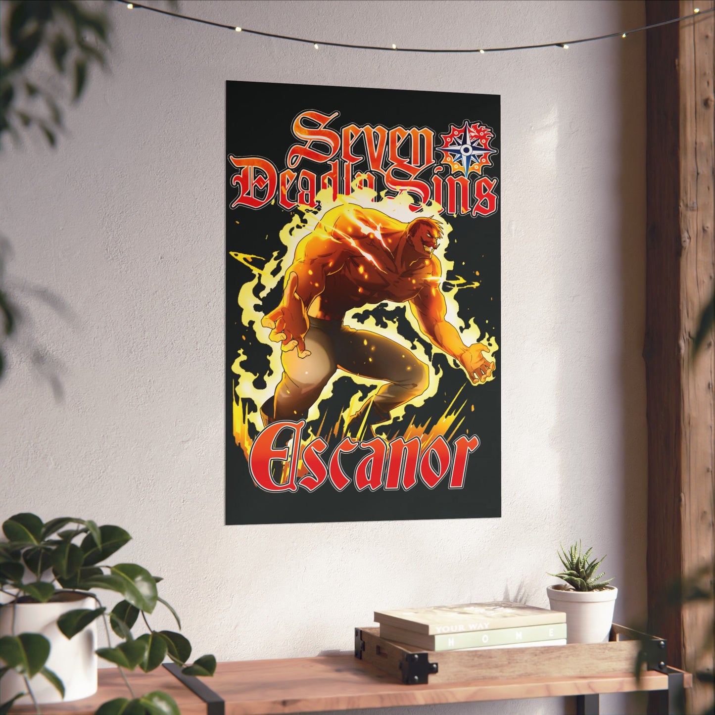 Lion Sin of Pride Escanor Matte Vertical Poster | Anime-Inspired Wall Art | Manga Decor