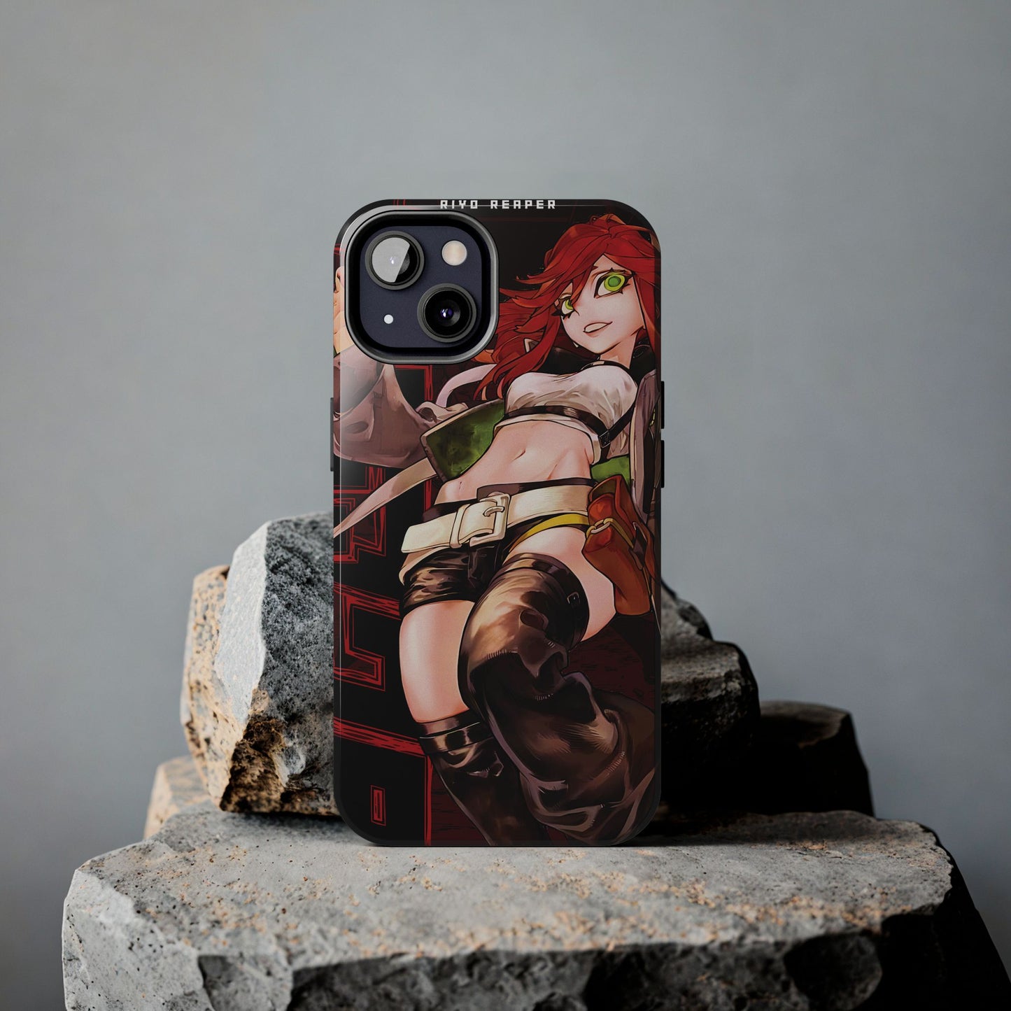 Riyo Reaper Personalizable Double Layered Phone Case | Anime-Inspired Protective Case