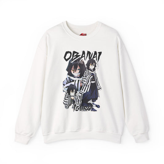 Obanai Iguro Crewneck – Serpent Hashira Anime-Inspired Sweatshirt | Japanese Streetwear Pullover | Unisex Otaku Gift