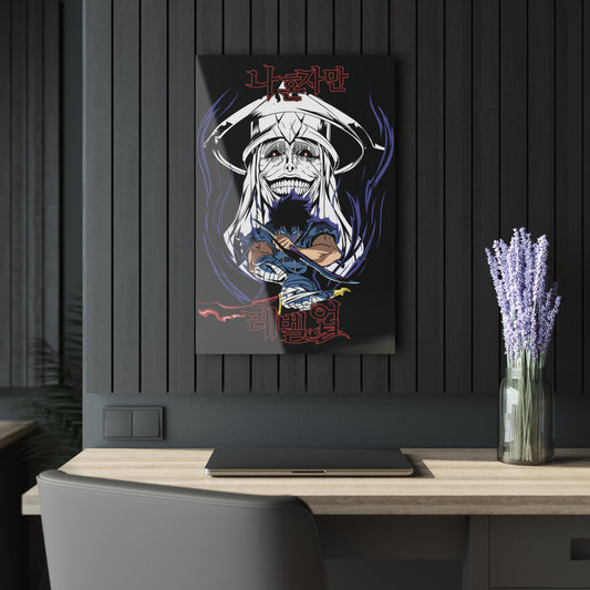 Sung Jinwoo Vs Statue Of God II Acrylic Print