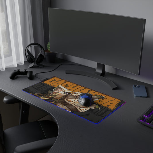 Bundus Begalkeit LED Gaming Mouse Pad | Anime-Inspired Desk Mat