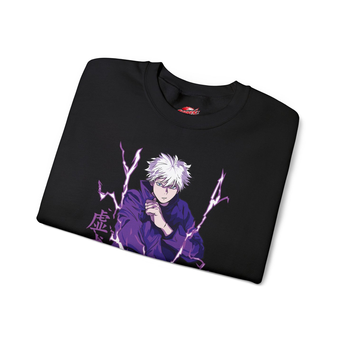 Satoru Gojo Hollow Purple Crewneck Sweatshirt | Anime-Inspired Graphic Streetwear Sweatshirt | Strongest Sorcerer Gojo Pullover
