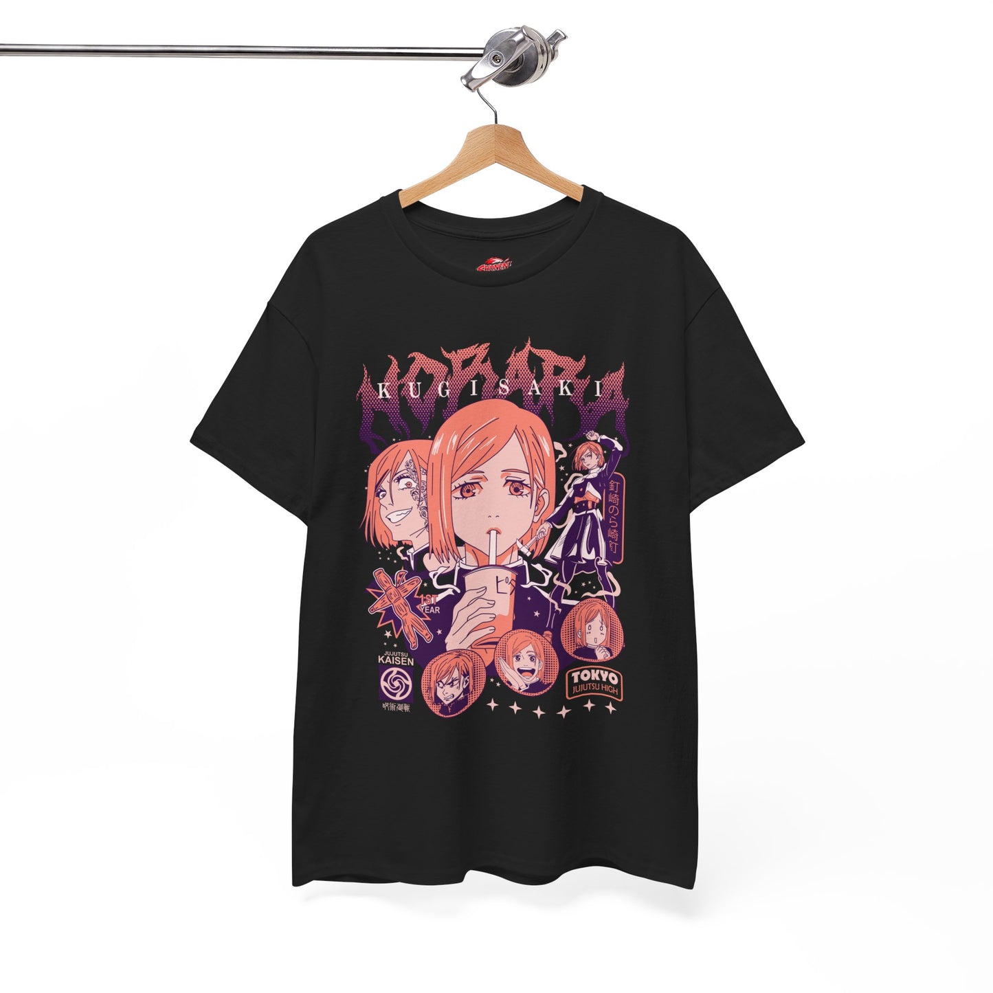 Nobara Kugisaki Unisex Heavy Cotton T-Shirt | Anime-Inspired Streetwear Graphic Tee | Anime Character Shirt