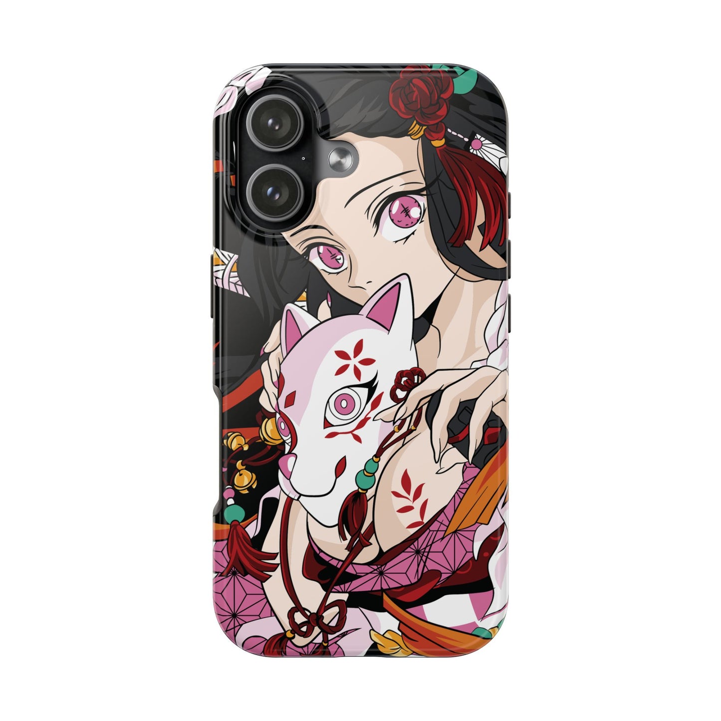 Demon Nezuko Anime Phone Case | Anime-Inspired Protective Cover | Double Layer Otaku Case