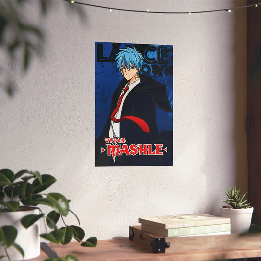 Lance Crown Poster | Anime-Inspired Wall Art | Ice Mage Decor | Otaku Manga Print | Shonen Anime Poster