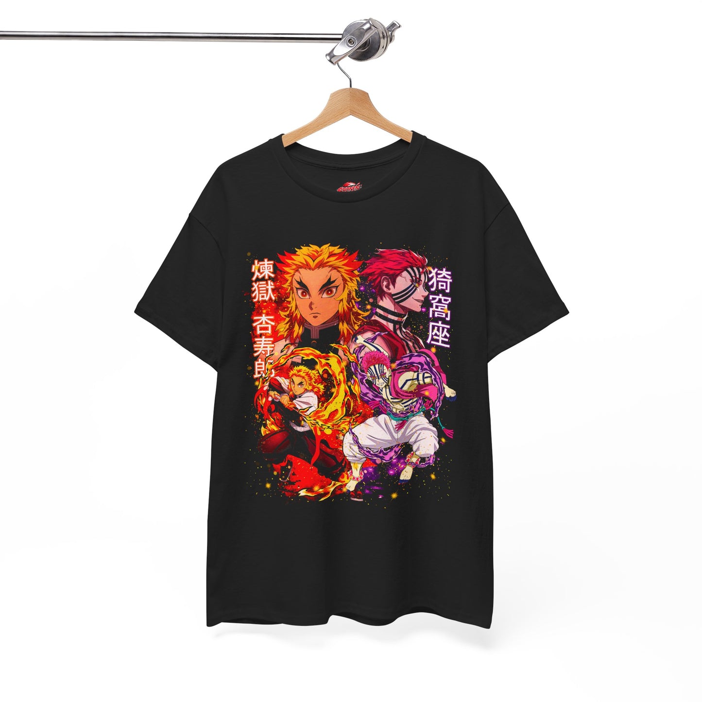 Rengoku vs Akaza Anime T-Shirt | Anime-Inspired Streetwear | Unisex Manga Tee