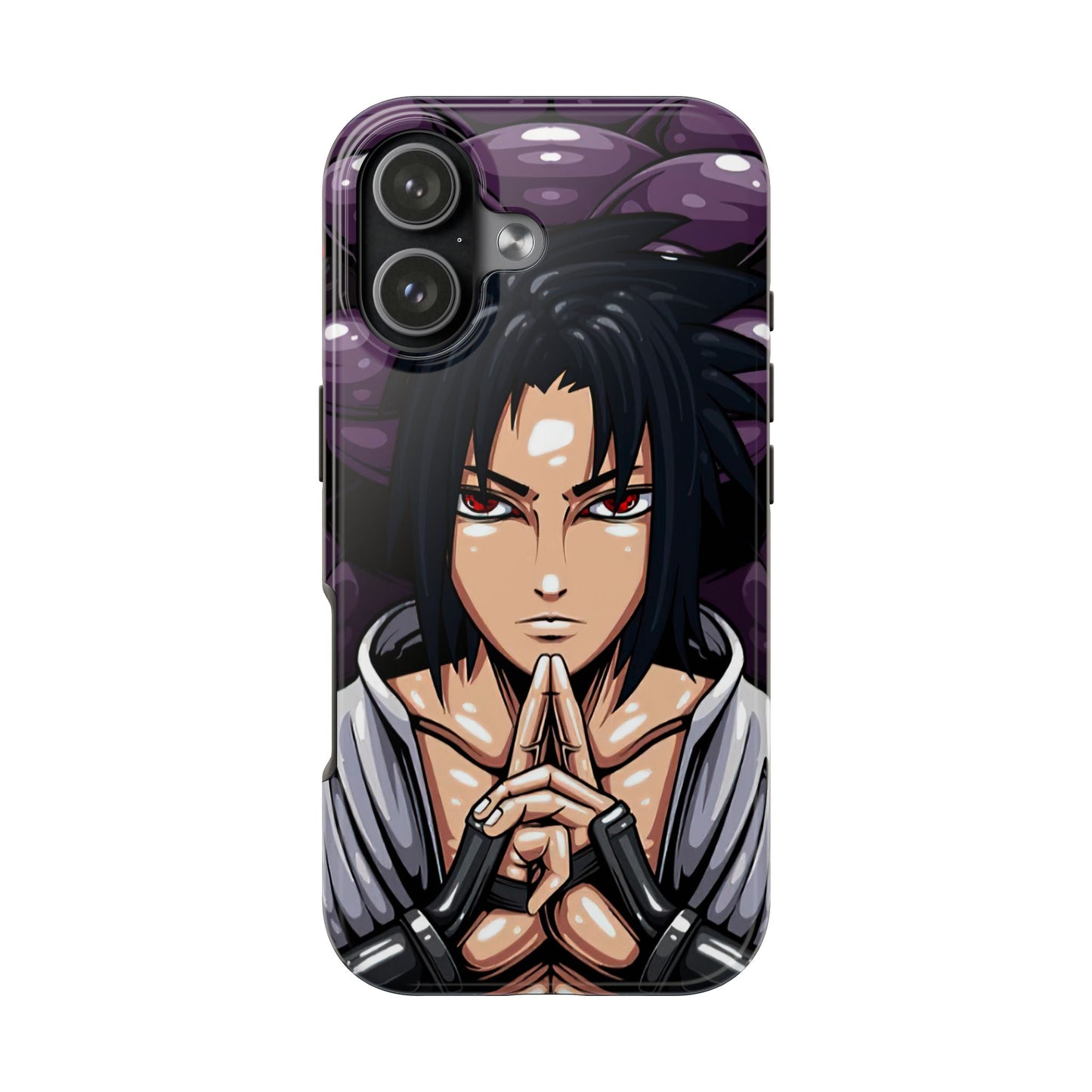 Sasuke Uchiha Mangekyo Sharingan Phone Case | Anime-Inspired Protective Case | Uchiha iPhone & Samsung Cover | Otaku Manga Case