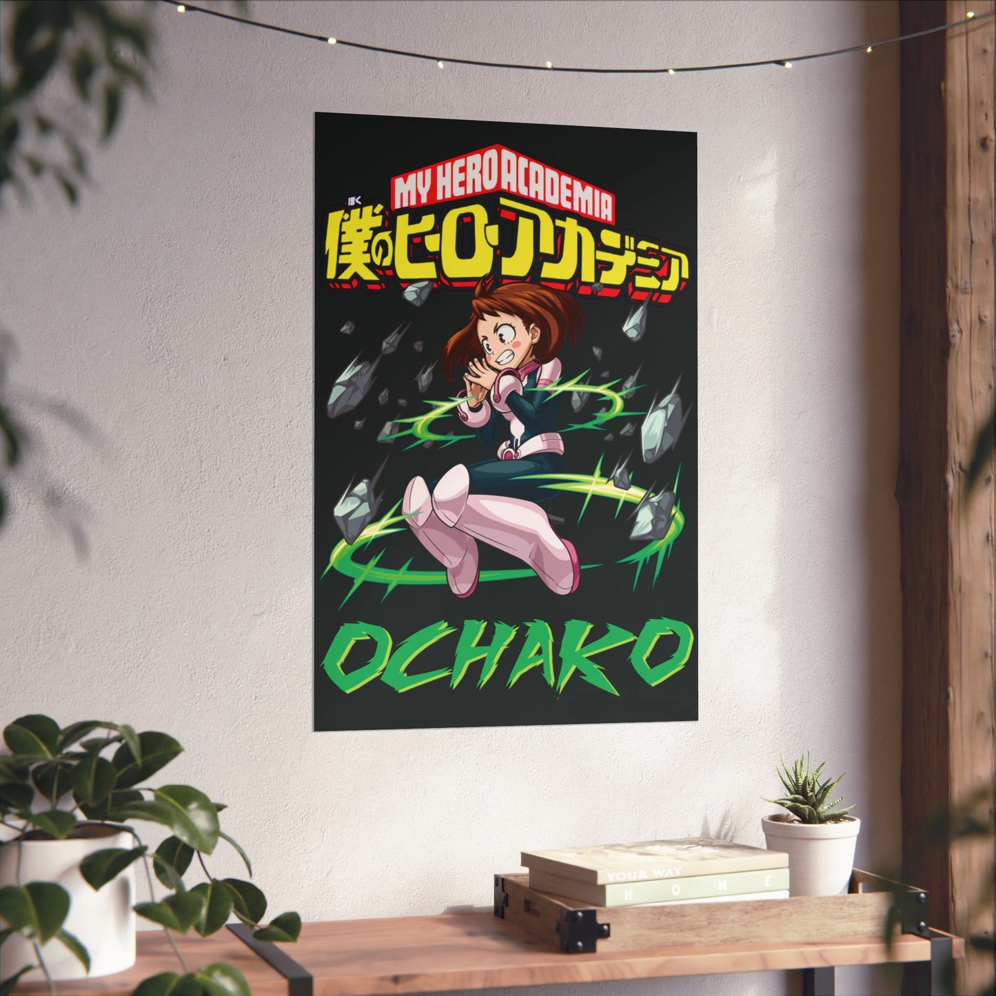 Ochako Uraraka Poster | Anime-Inspired Wall Art | Cute Hero Decor | Otaku Room Poster | Japanese Manga Aesthetic Print