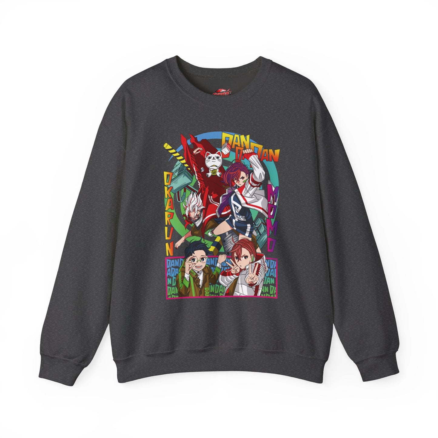 Okarun x Momo Unisex Heavy Crewneck | Anime-Inspired Streetwear Sweatshirt