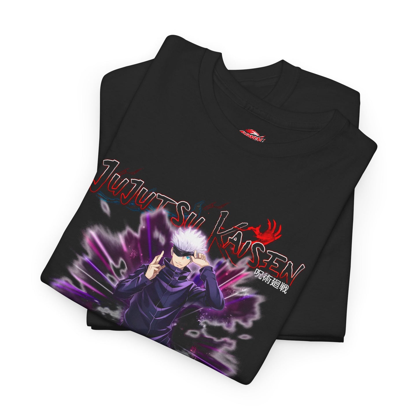 The Honored One Satoru Gojo Unisex Heavy Cotton T-Shirt | Anime-Inspired Streetwear Graphic Tee | Gojo Six Eyes Shirt