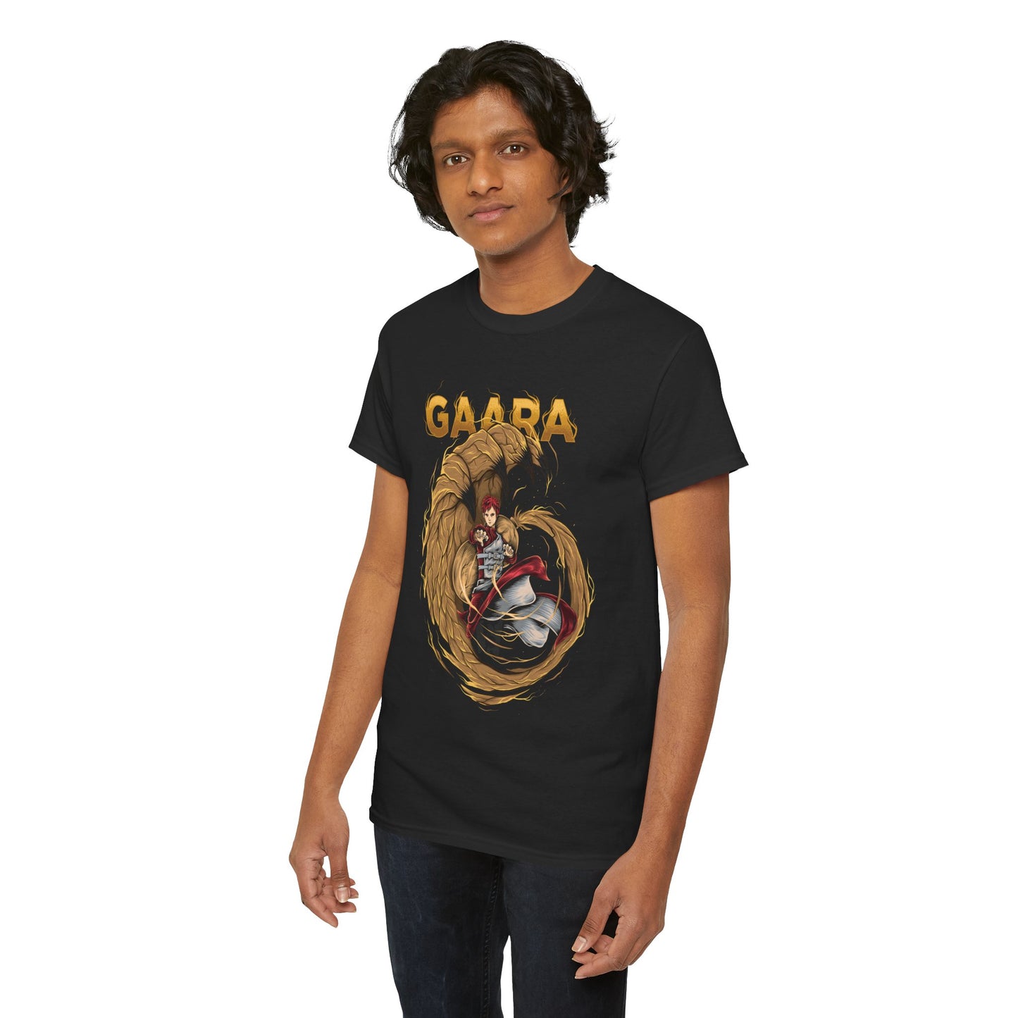 Gaara “Sand Coffin” Unisex Heavy Cotton T-Shirt | Naruto Streetwear Tee