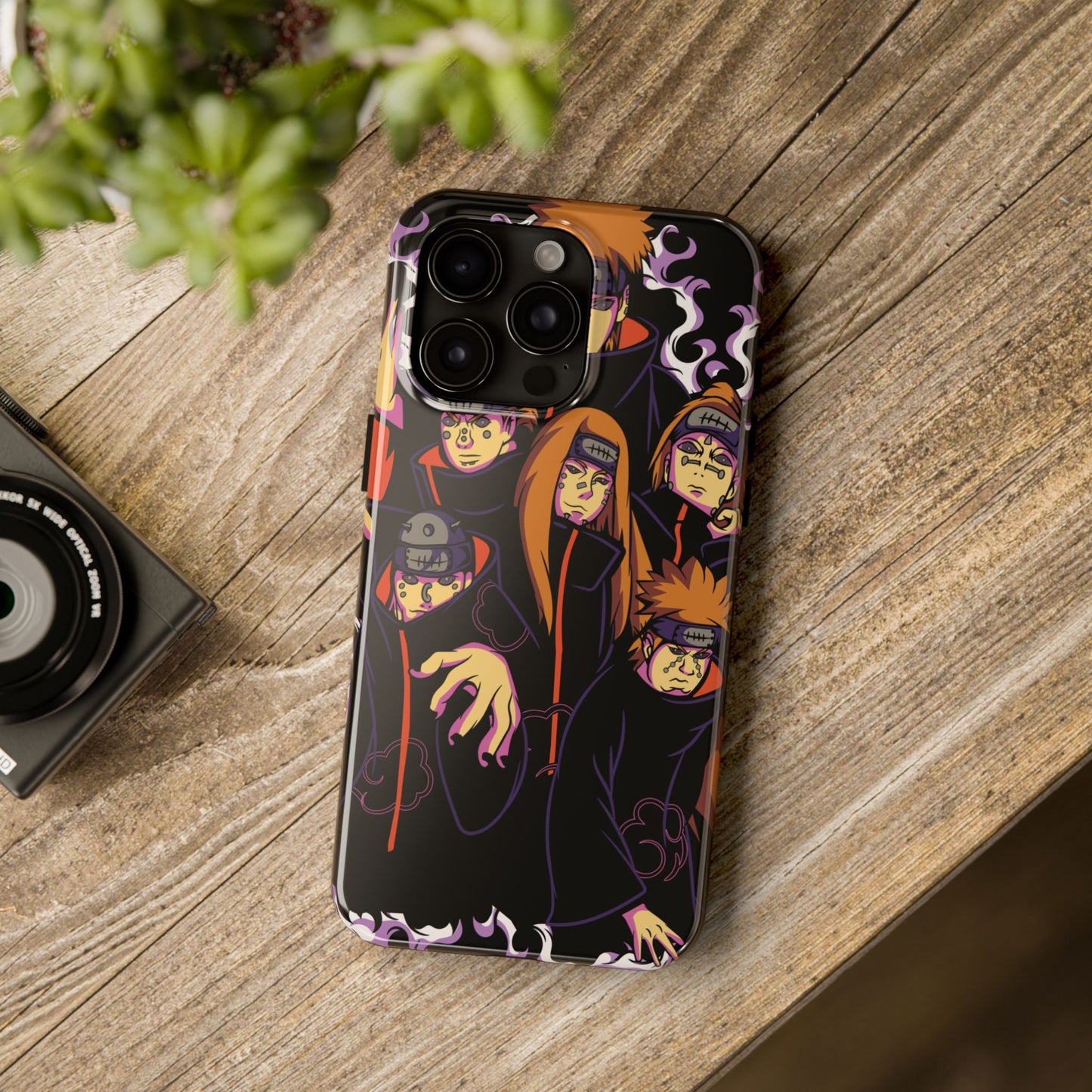 Akatsuki Six Paths of Pain Phone Case | Anime-Inspired Protective Case | Rinnegan Villain iPhone & Samsung Cover | Otaku Manga Case