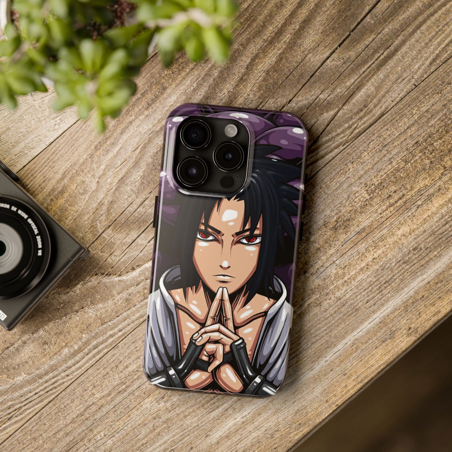 Sasuke Uchiha Mangekyo Sharingan Phone Case | Anime-Inspired Protective Case | Uchiha iPhone & Samsung Cover | Otaku Manga Case
