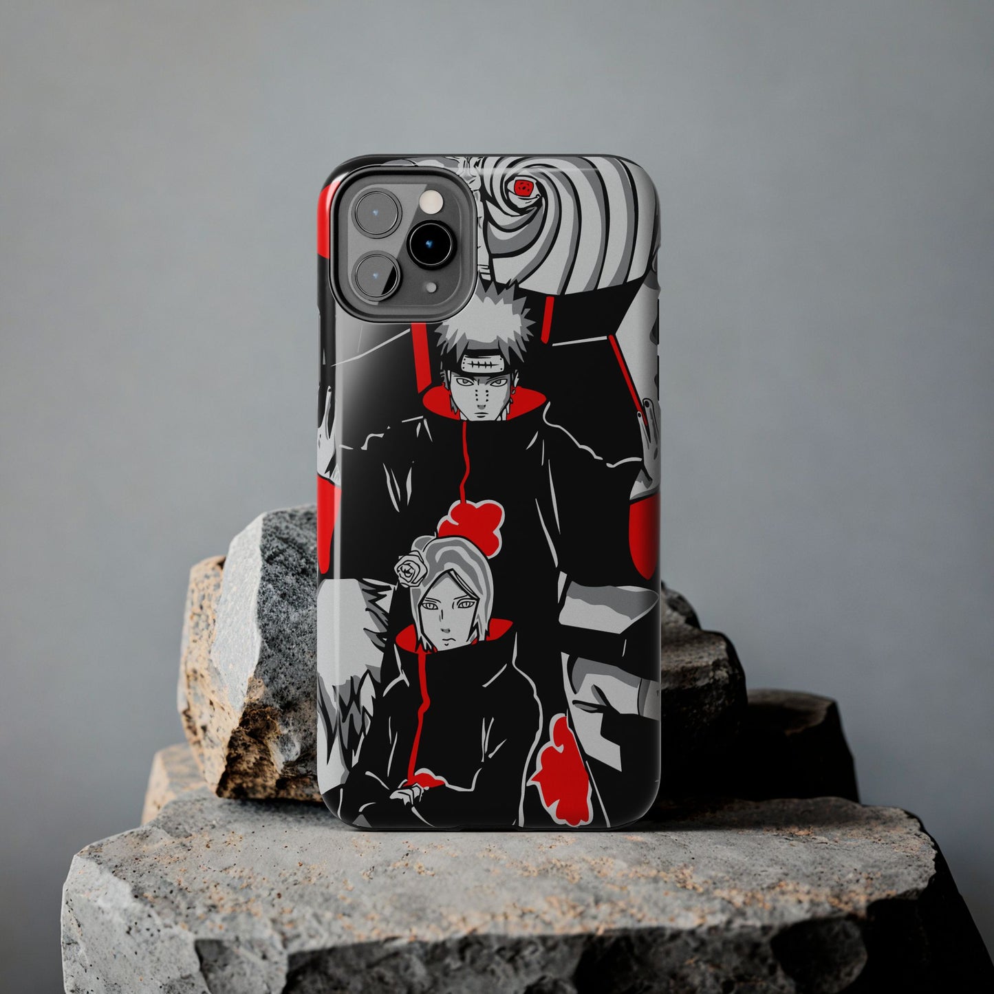 Akatsuki Phone Case | Anime-Inspired Protective Case | Double Layered iPhone & Samsung Cover | Otaku Manga Case