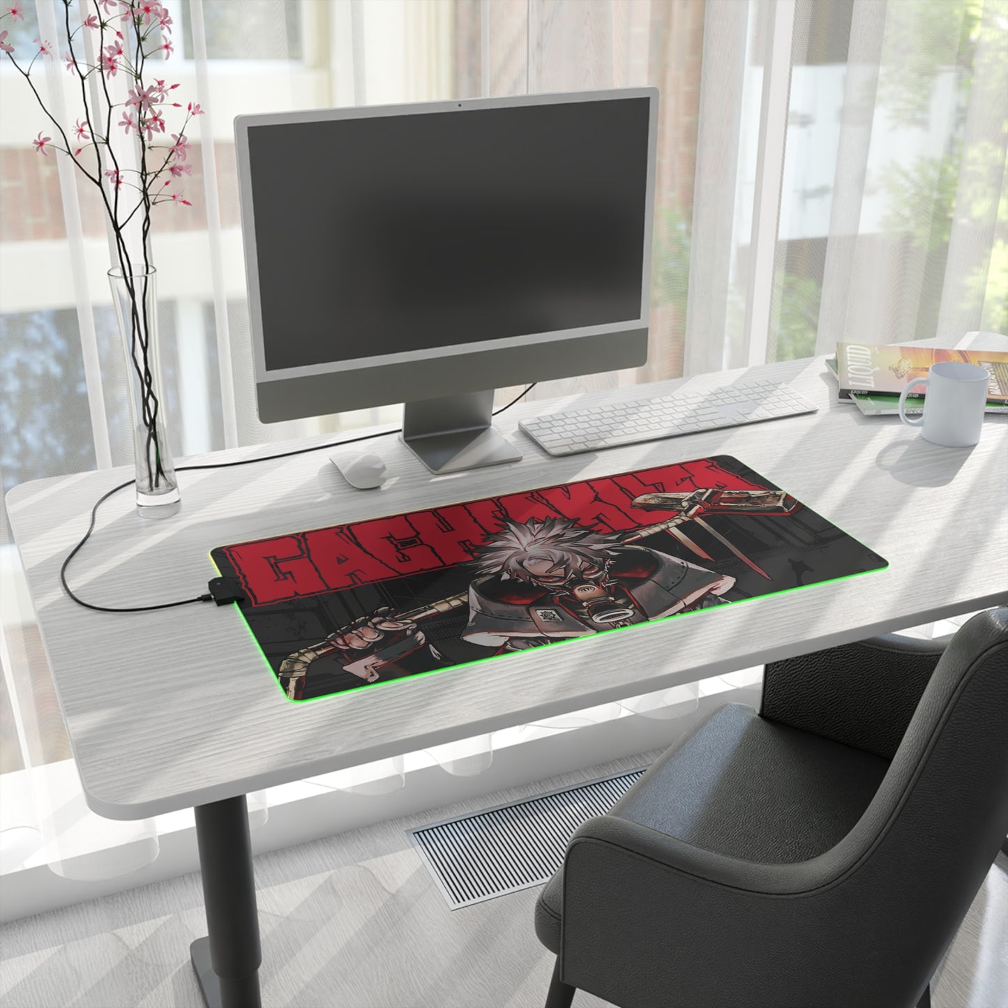 Rudo Surebrec IV LED Gaming Mouse Pad | Anime-Inspired Desk Mat