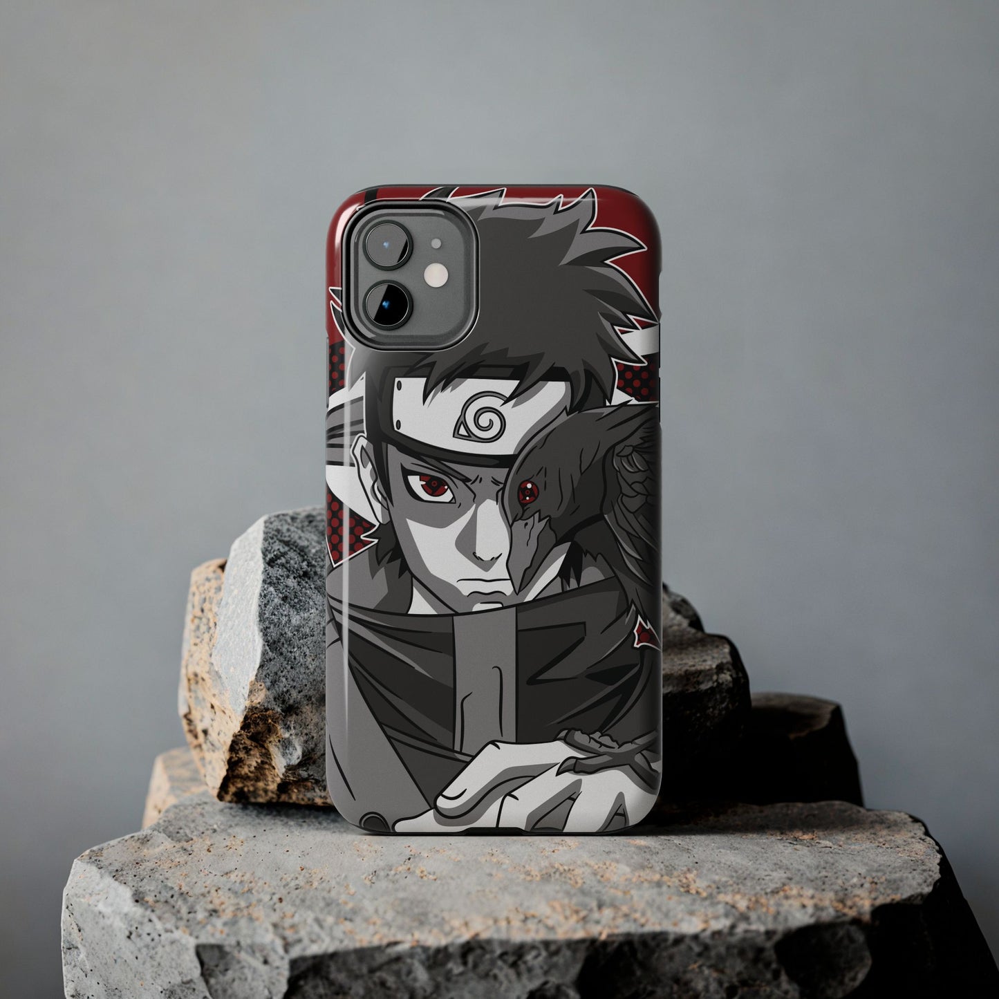 Shisui Uchiha Kotoamatsukami Phone Case | Anime-Inspired Protective Case | Mangekyo Sharingan iPhone & Samsung Cover | Otaku Manga Case