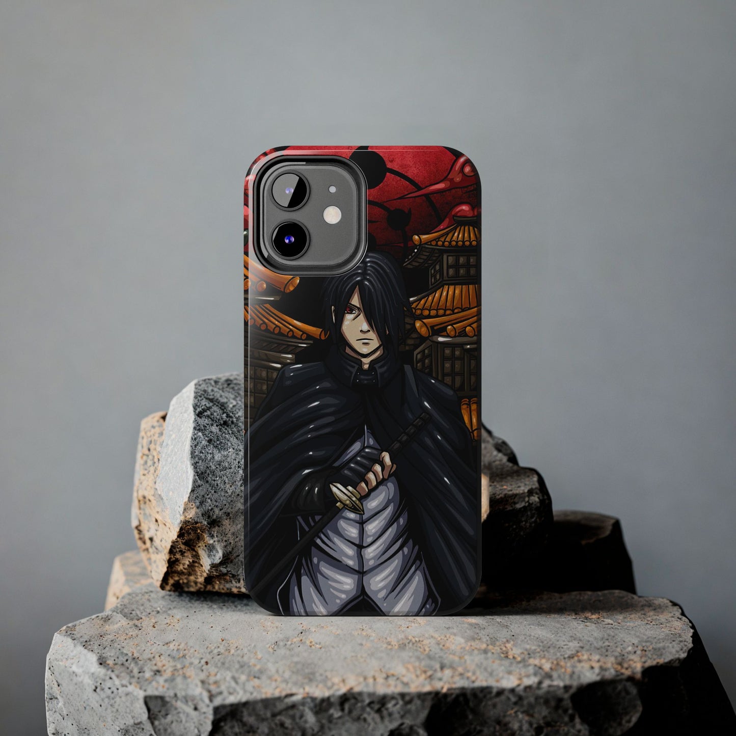 Sasuke Uchiha Infinite Tsukuyomi Phone Case | Anime-Inspired Protective Case | Mangekyo Sharingan Uchiha iPhone & Samsung Cover | Otaku Manga Case