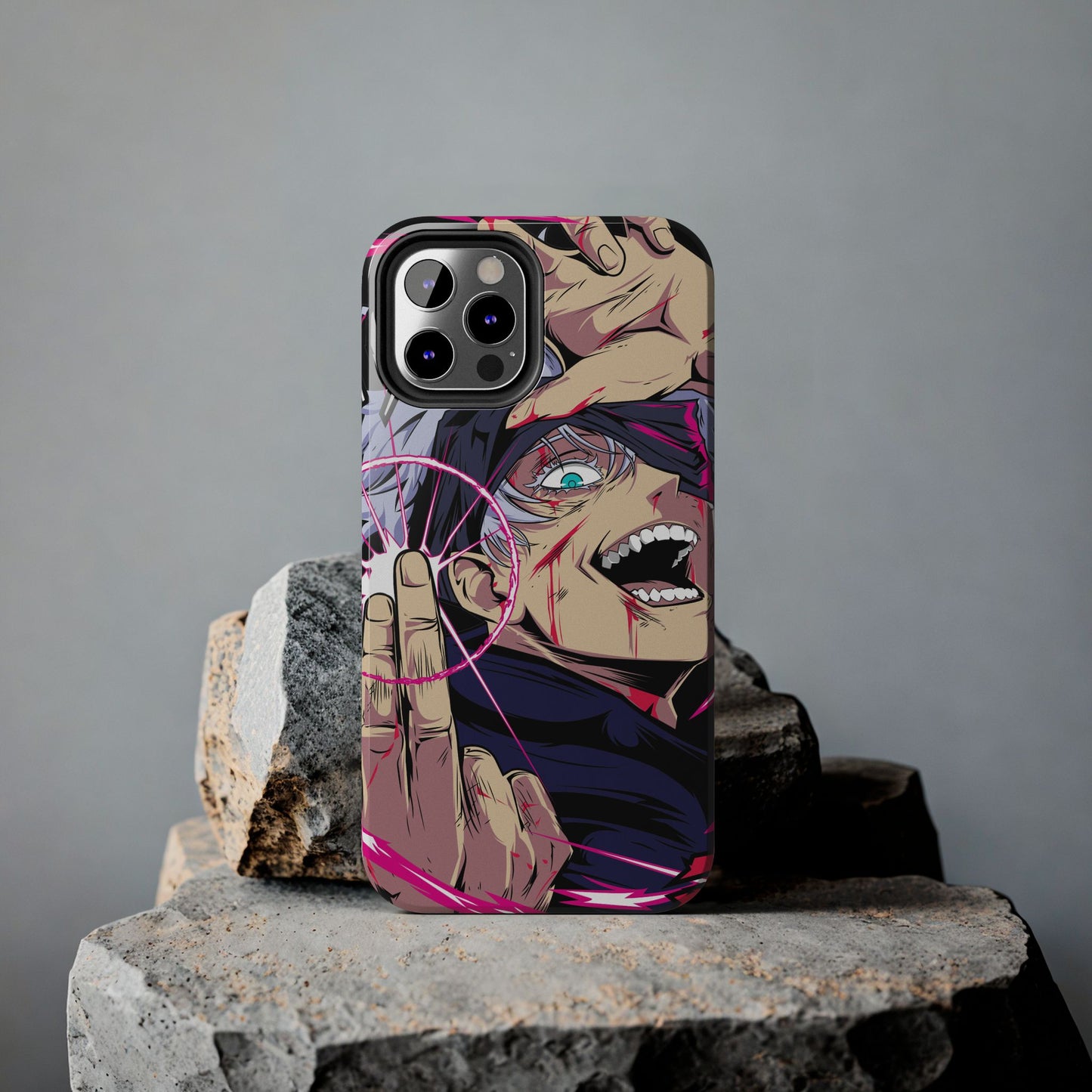 Satoru Gojo Phone Case | Reversal Red Anime-Inspired Protective Case | iPhone & Samsung Otaku Manga Cover