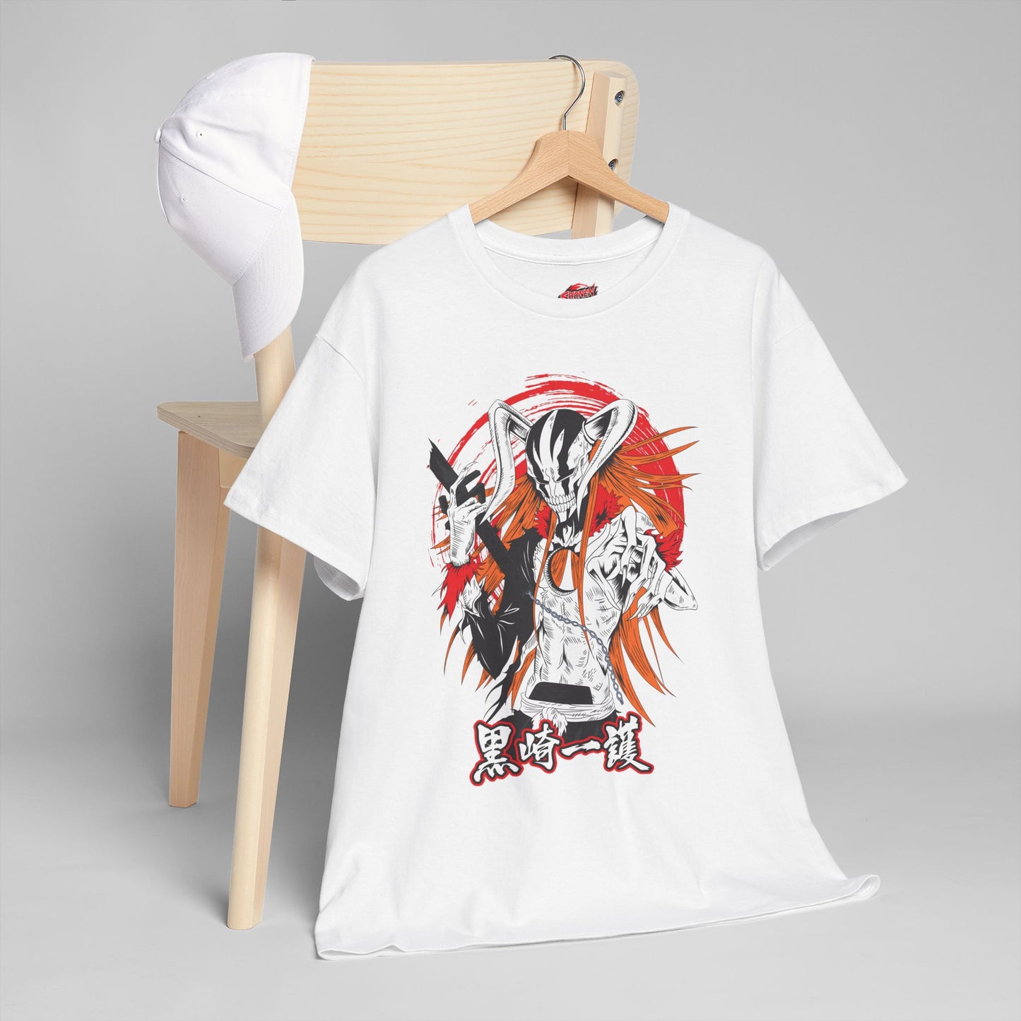 Ichigo Vasto Lorde Unisex Heavy Cotton T-Shirt | Anime-Inspired Streetwear Tee