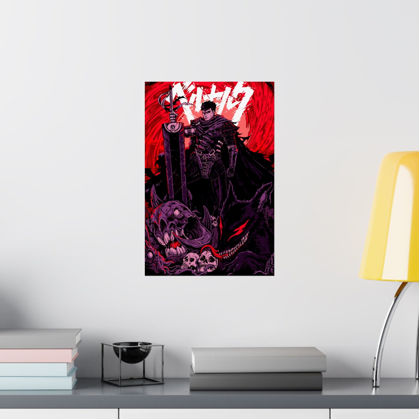 Guts Berserker’s Rage Matte Vertical Poster | Anime-Inspired Wall Art