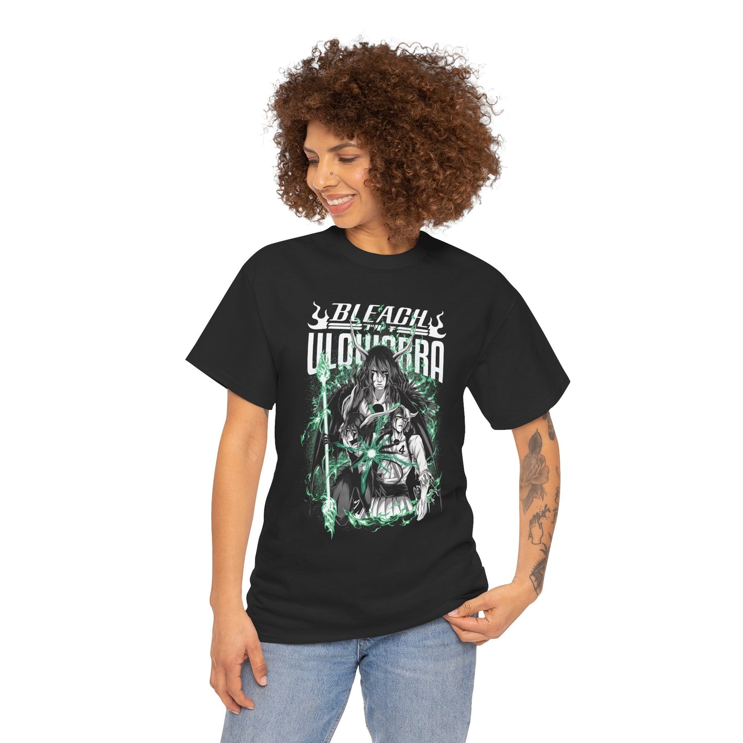 Ulquiorra Cifer Unisex Heavy Cotton T-Shirt | Bleach Espada Anime Streetwear