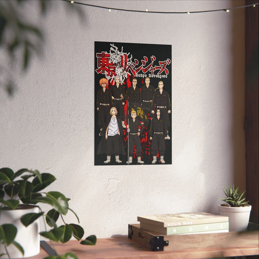 Toman Gang Elites Matte Vertical Poster | Anime-Inspired Wall Art