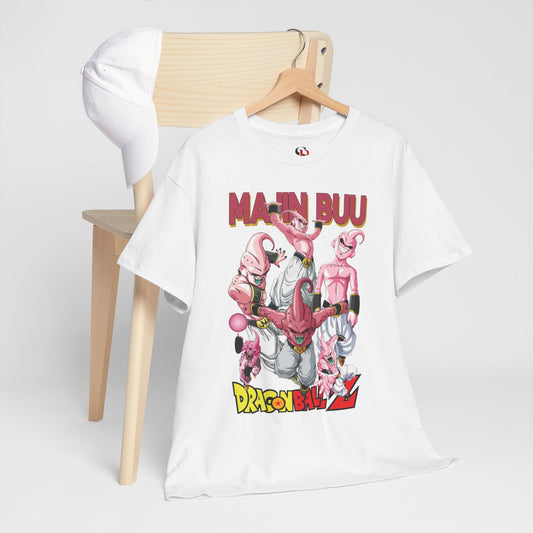 Majin Buu Unisex Heavy Cotton T-Shirt | Dragon Ball Z-Inspired Anime Tee