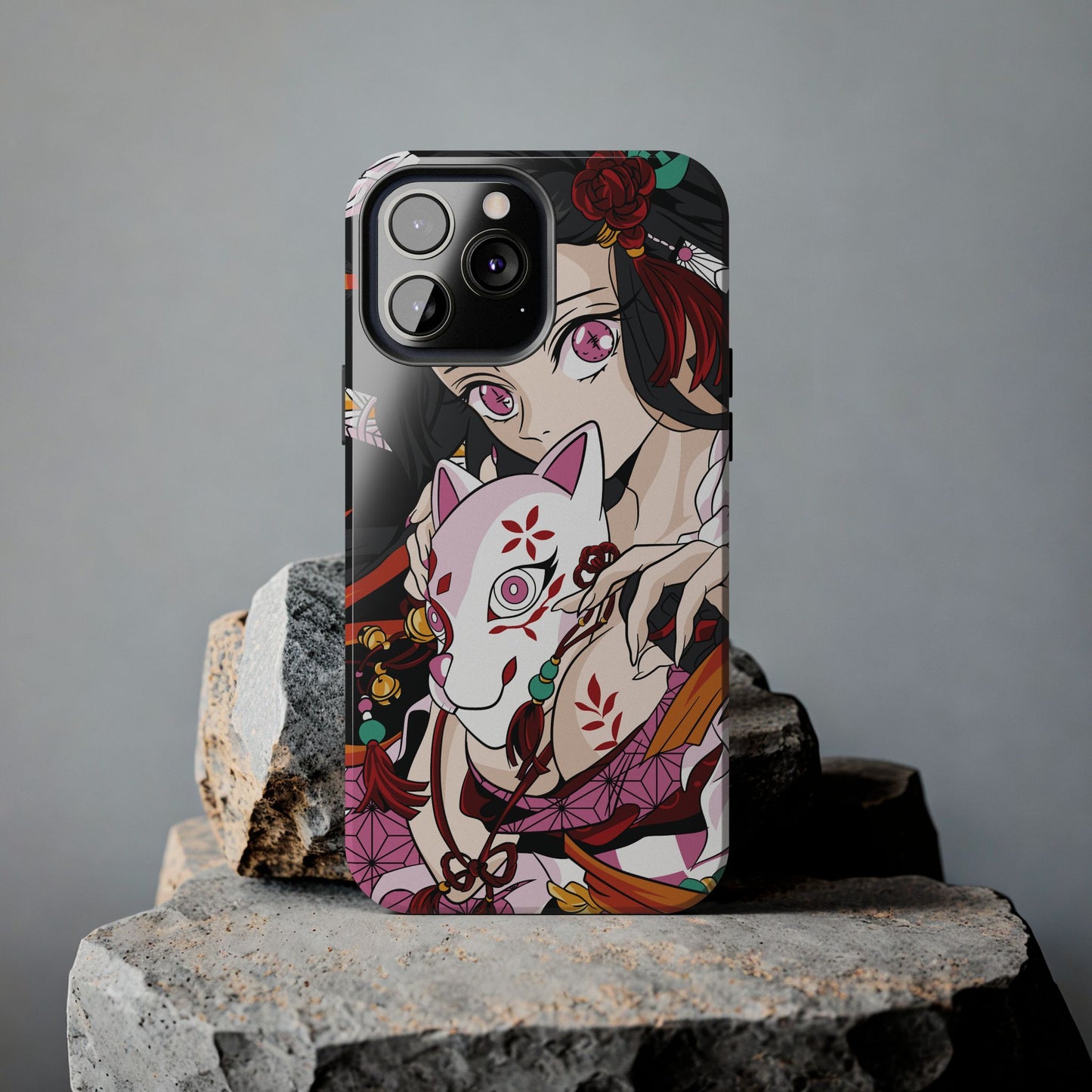 Demon Nezuko Anime Phone Case | Anime-Inspired Protective Cover | Double Layer Otaku Case