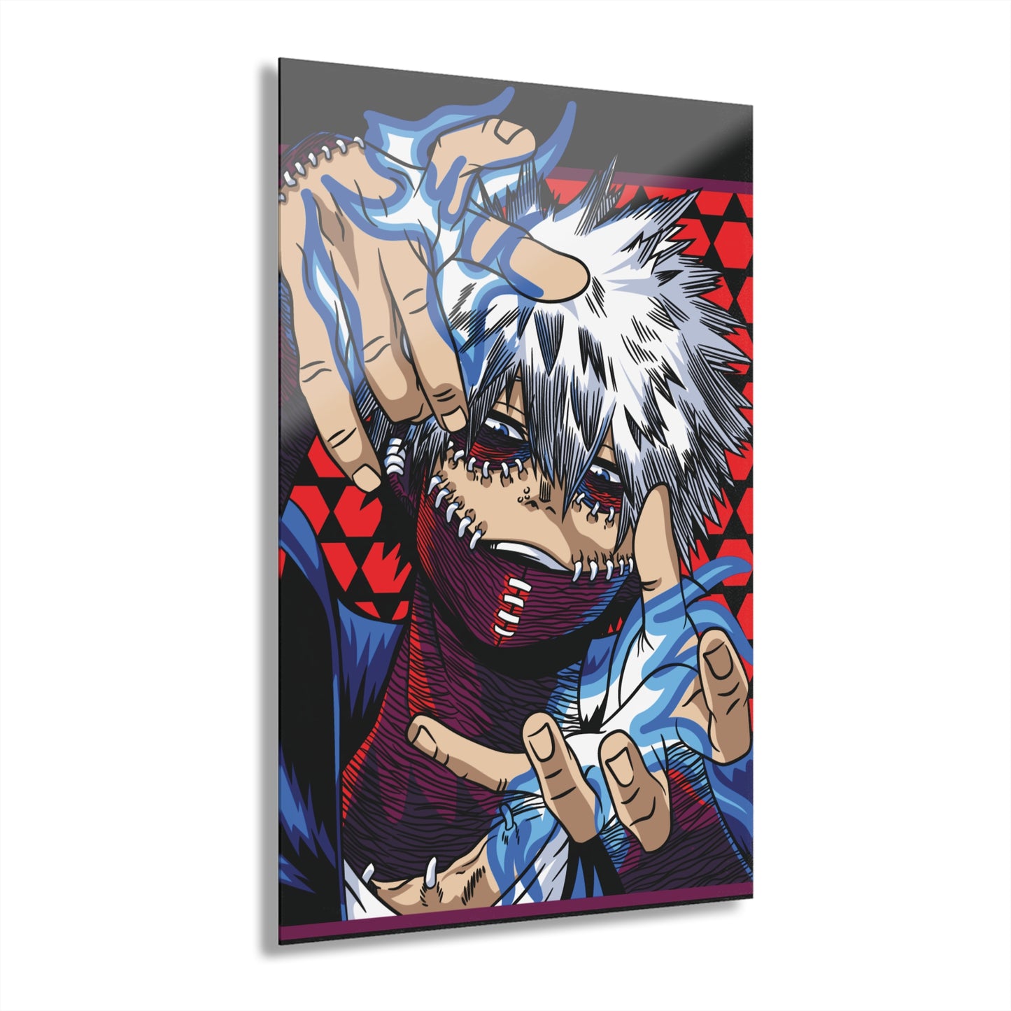 Dabi Blue Flames Acrylic Print