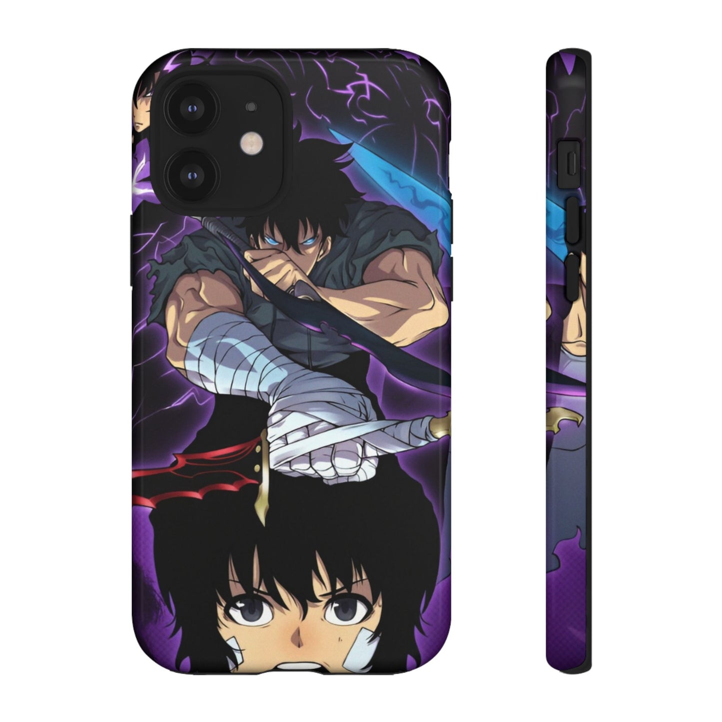 Sung Jin-Woo Shadow Awakening Double Layered Phone Case | Anime-Inspired Protective Case for iPhone & Samsung